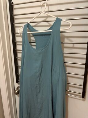 HALARA Dusty Blue Racerback Tank Dress